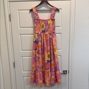 Entro Floral Midi Dress